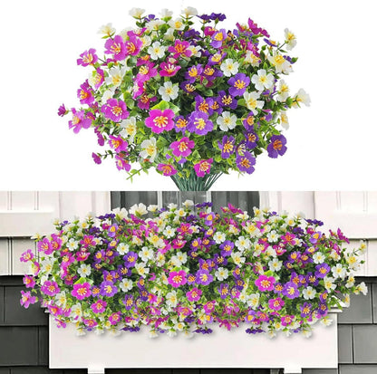 Künstliche Blumen Balkon Kunstblumen Wetterfest UV-beständig Rollway