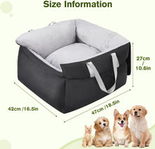 Pecute 2-in-1 Hundesitz Hundebett Auto Vordersitz Weich