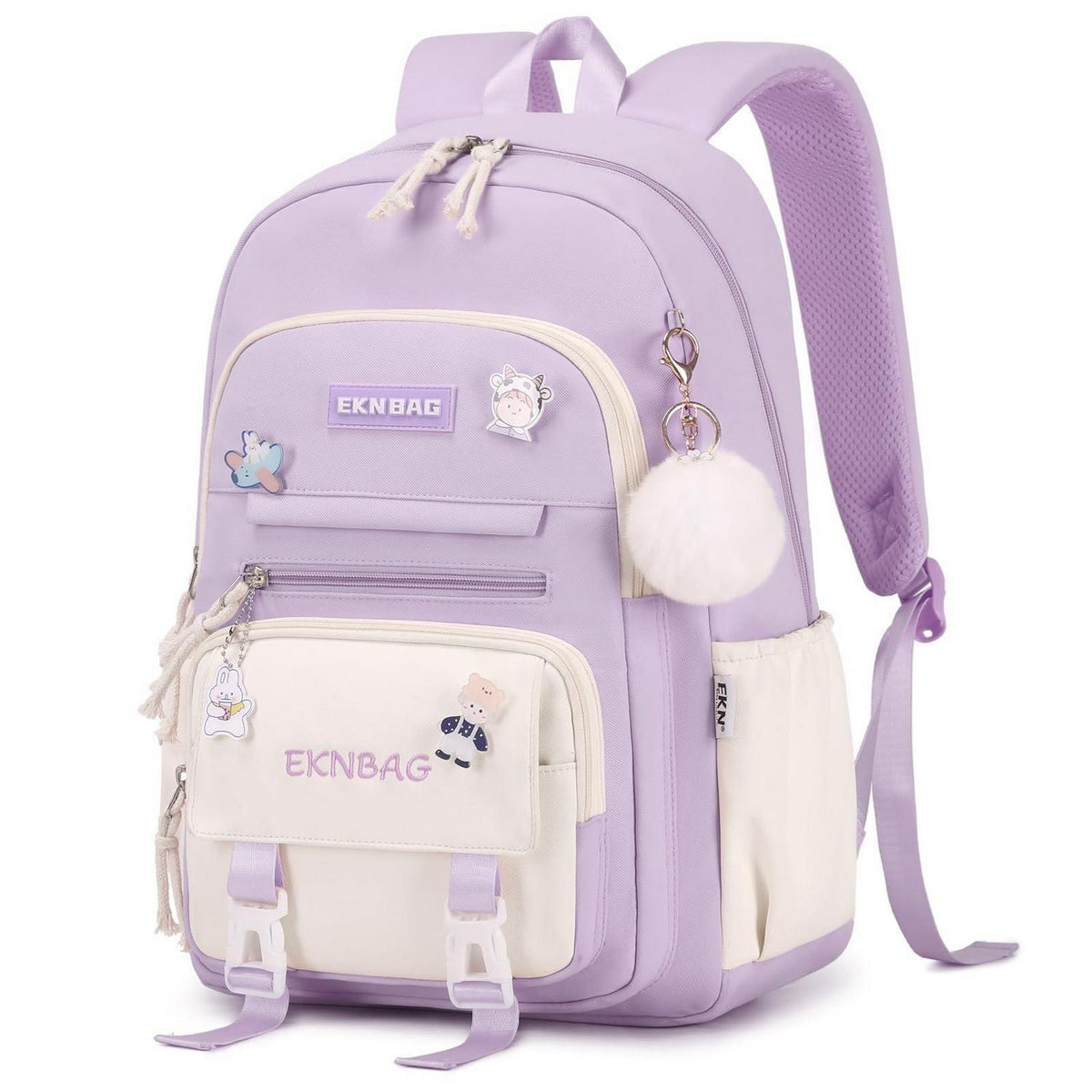 Schulrucksack Mädchen Lila – Komfortabler Kinderrucksack 3.-7. Klasse