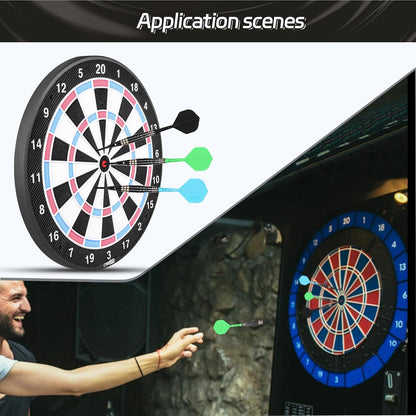 Integrierte Dart Flights und Schaft, Präzisions-Set 2-in-1, 9er Pack