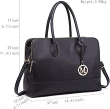 Große Miss Lulu PU Handtasche Damen Retro Elegant cognac