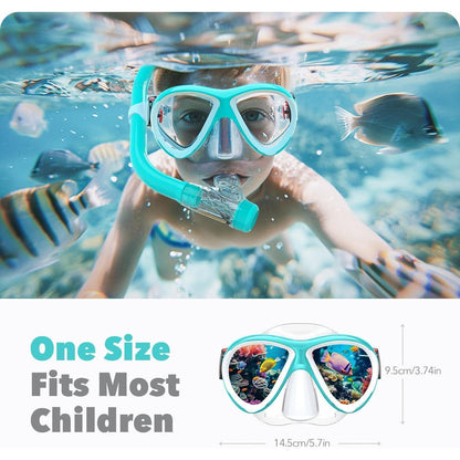 Taucherbrille Kinder Schwimmbrille für Jungen Mädchen 3-14