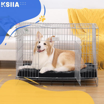 Orthopädisches Hundebett mit abnehmbarem Bezug, waschbar, L