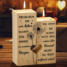 KAAYEE Herzförmiger Kerzenhalter für Trauernde