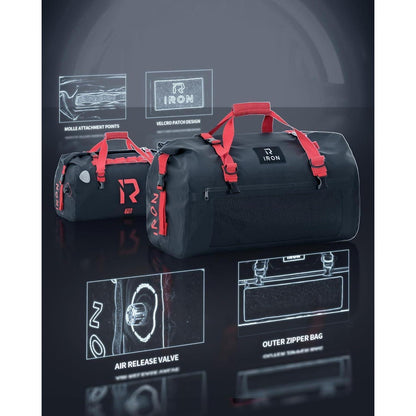 Motorrad Hecktasche 70L wasserdicht mit Rolltop