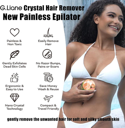 G.Liane Crystal Haarentferner Epilierer Peeling ohne Wachs