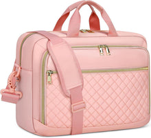 Laptoptasche 17,3 Zoll Damen Business Notebook Umhängetasche Pink