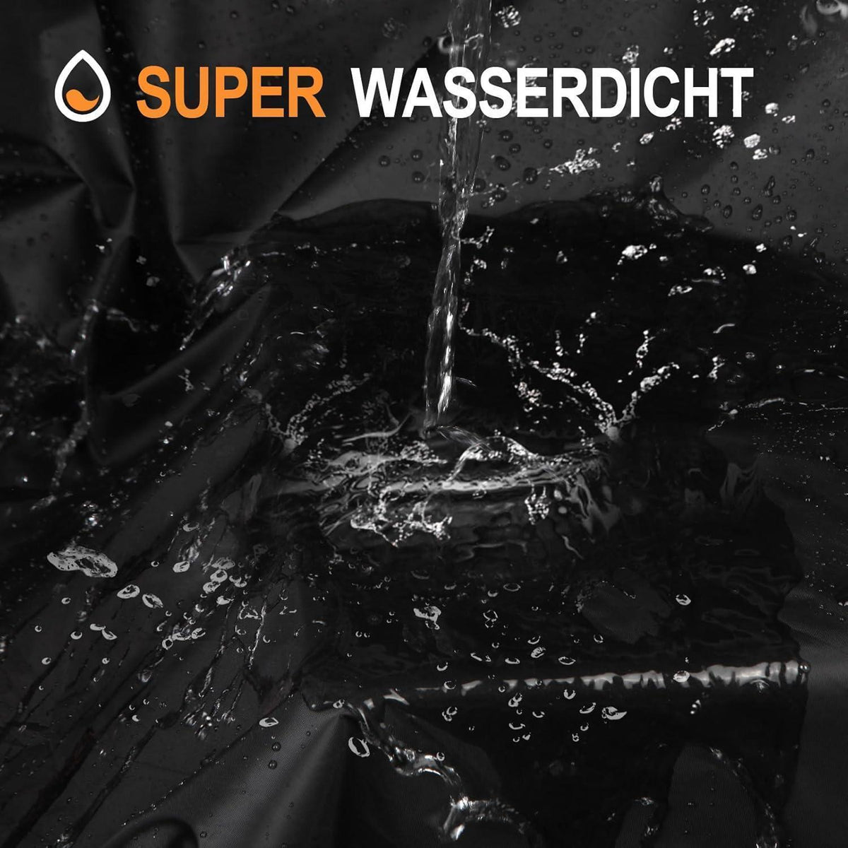 Motorrad Abdeckplane Winterfest Wasserdicht 275x105x125cm