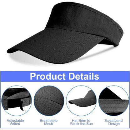Visor Cap Damen Herren – Atmungsaktiv & Schweißabsorbierend