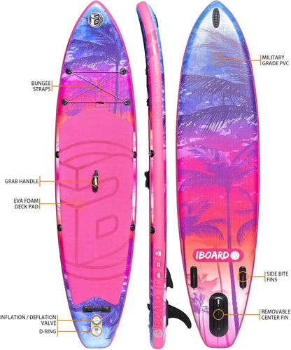 Aufblasbares Paddelbrett iBOARD 28,9 x 83,2 x 15,2 cm