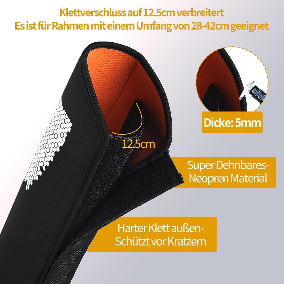 E-Bike Akku Schutzhülle mit Reflektoren – Universell & Wetterfest