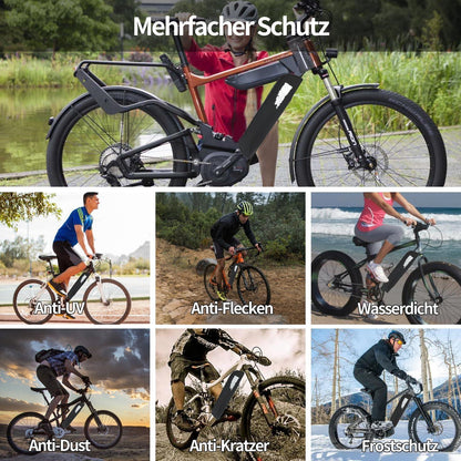 E-Bike Akku Schutzhülle mit Reflektoren – Universell & Wetterfest