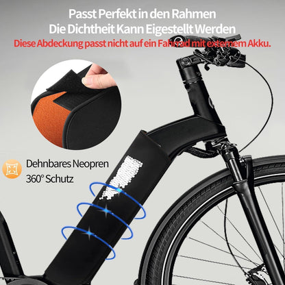 E-Bike Akku Schutzhülle mit Reflektoren – Universell & Wetterfest