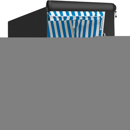 Strandkorb Schutzhülle Winterfest 120x90x155cm Schwarz