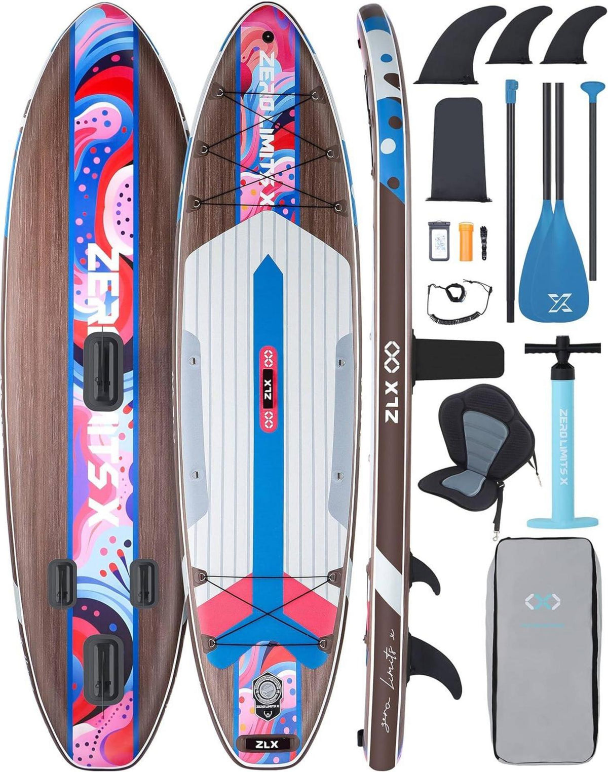 Aufblasbares Stand Up Paddle Board - Premium SUP Board - Stabiles