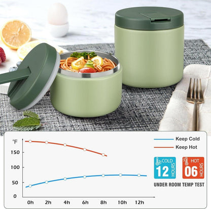 Itslife Thermobehälter 350ml Edelstahl Kinder Lunchbox Warmhaltebehälter