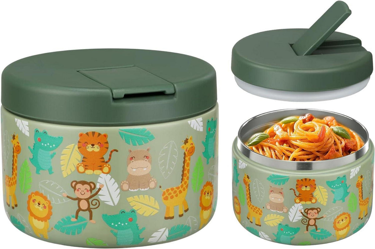 Thermobehälter Essen 350ml Edelstahl Lunchbox auslaufsicher isotherm