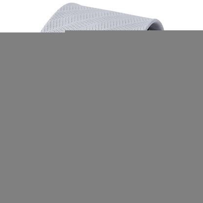Herren Krawatte mit Einstecktuch Set, Silbergrau, Elegant