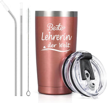Lehrerin Geschenk Abschiedsgeschenk Dankeschön 600ml Thermobecher