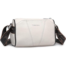 Damen Crossbody Bag Breiter Schultergurt Reisen in Lederoptik