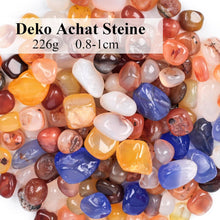 Natur Edelsteine Set 225g für Dekoration Garten Aquarium