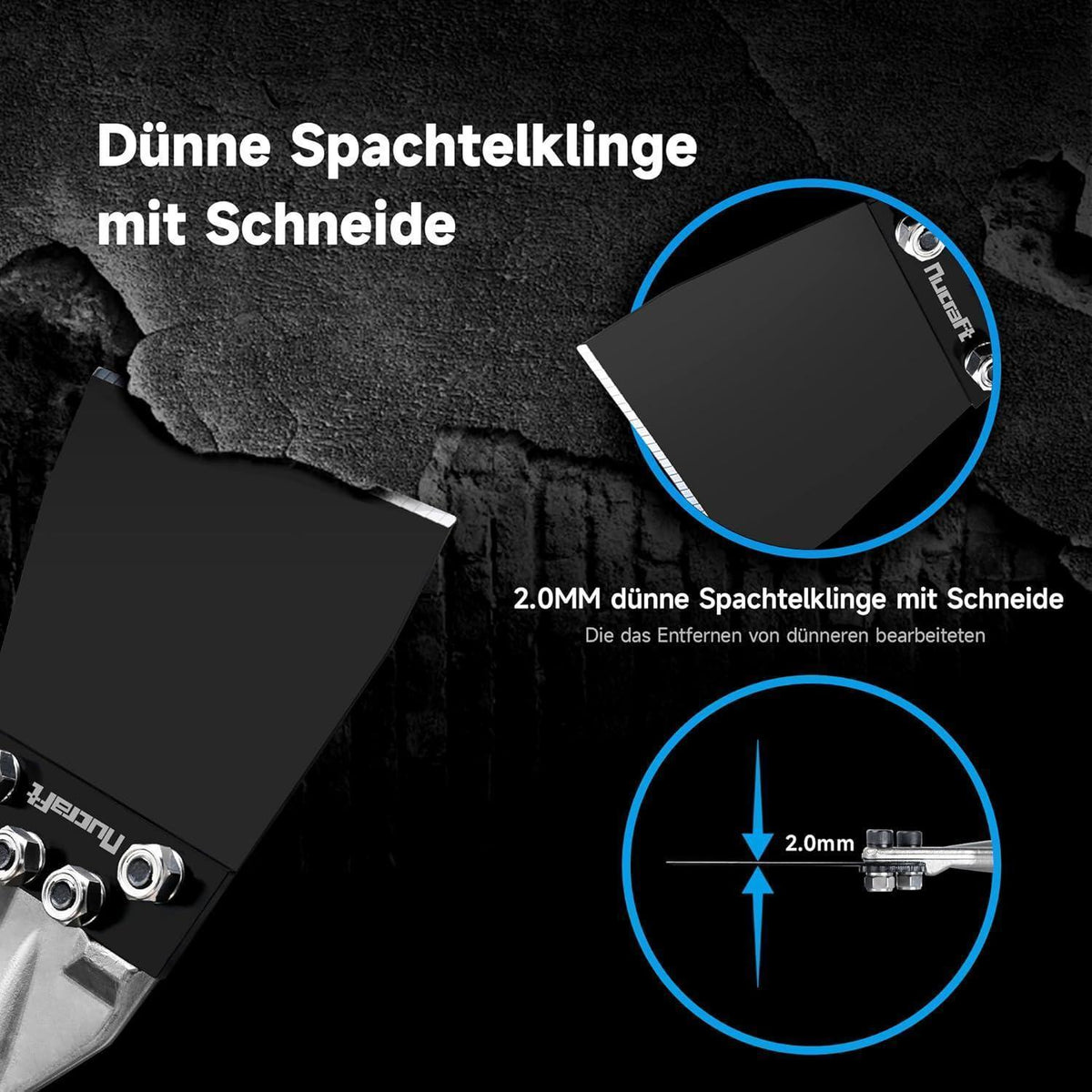 SDS-Max Spachtelmeißel 620mm – Bodenschaber für Klebstoffreste