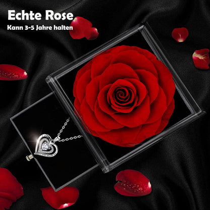 Ewige Rosen Geschenkbox für Frauen Jahrestag Muttertag Valentinstag
