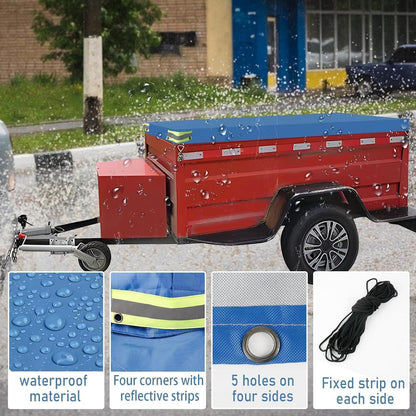 Wasserdichte Anhängerabdeckung 2,1m x 1,1m – 420D Oxford Tuch