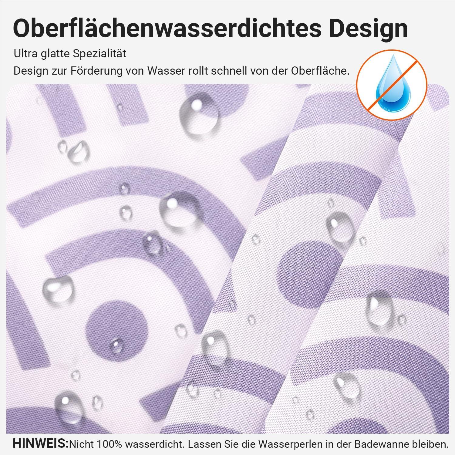 Duschvorhang Blume 300x200cm Wasserdicht Antischimmel