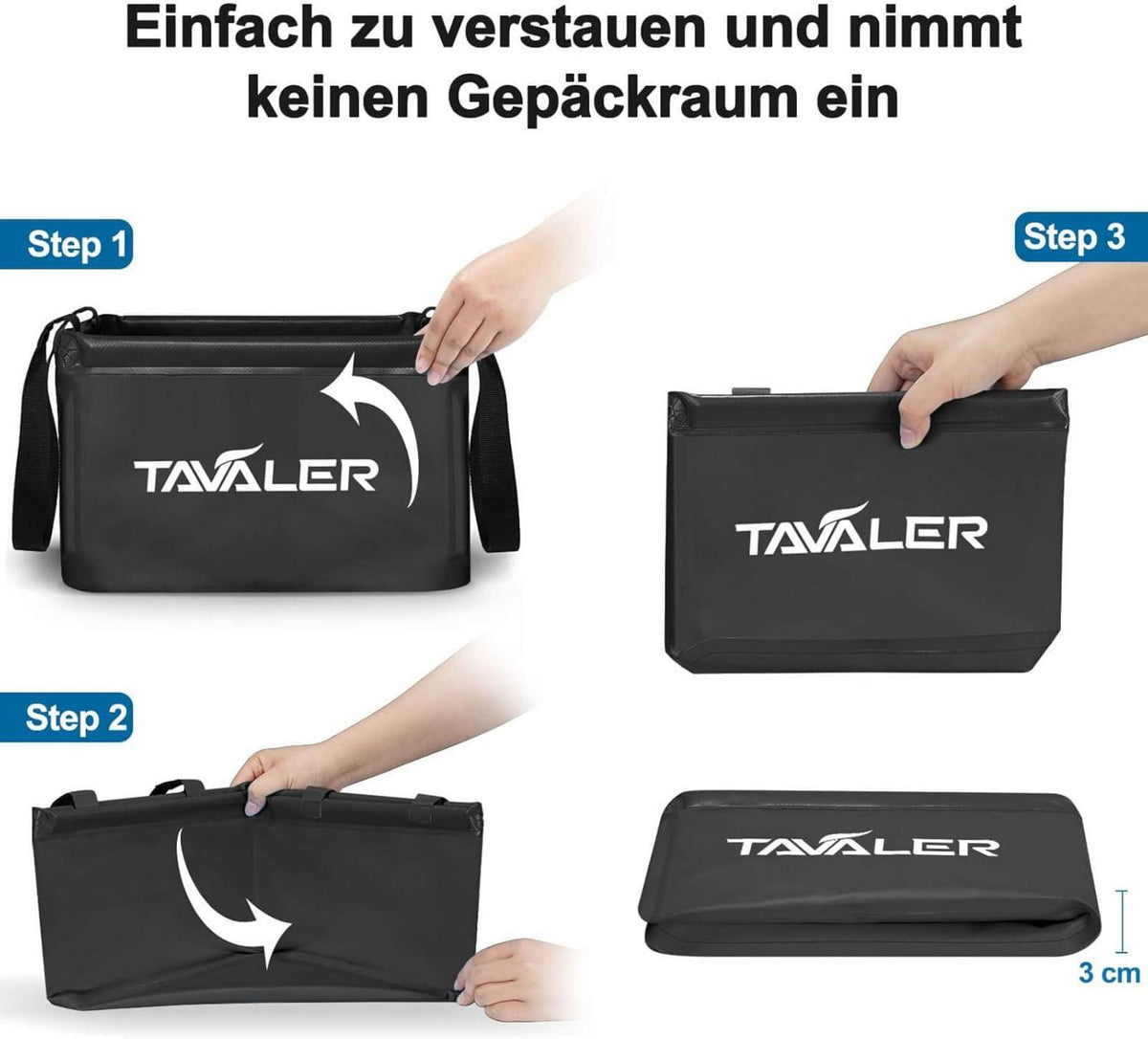 Faltbare Camping Faltschüssel 20L Waschschüssel Outdoor Spülbecken