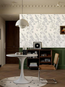 Selbstklebende Fototapete Blume Vintage Wandtapete 0.4W x