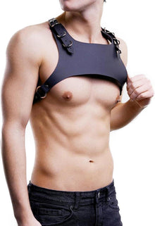 Herren Leder Body Harness Punk Gothic SM Fesseln BDSM Bondage