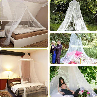Moskitonetz Bett Baldachin Doppelbett 250x1100cm Reise