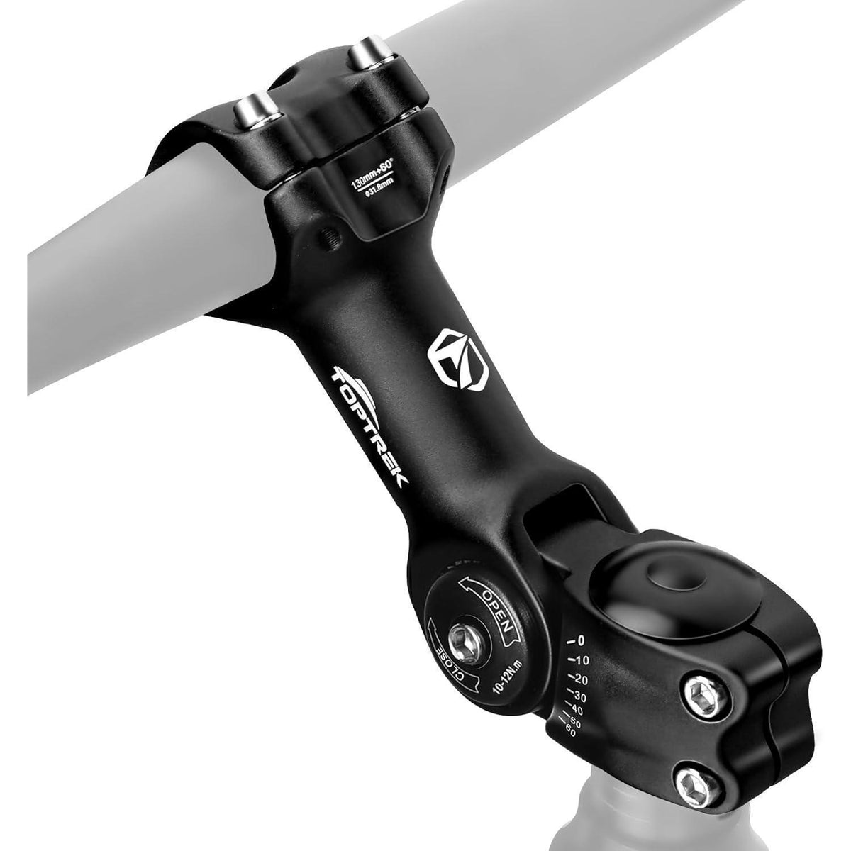 Fahrradvorbau Aluminium verstellbar ±60° für 31,8mm Lenker