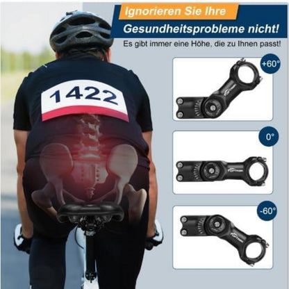 Fahrradvorbau Aluminium verstellbar ±60° für 31,8mm Lenker