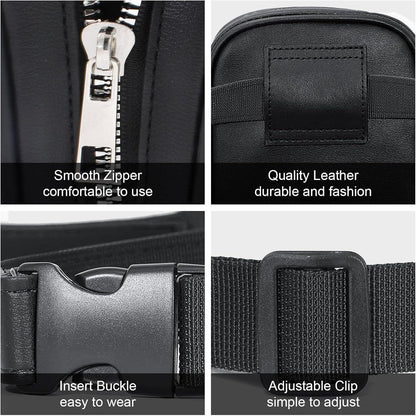 Motorrad Oberschenkeltasche Damen Wasserdicht Schwarz