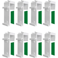 8 Stück Klemmhalter für Klemmfix Doppelrollo ohne Bohren