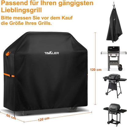 Wetterfeste Grillabdeckung 120x60x120 cm aus 420D Oxford Stoff