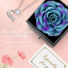 Ewige Rose mit Halskette – Geschenk für Mama zum Muttertag