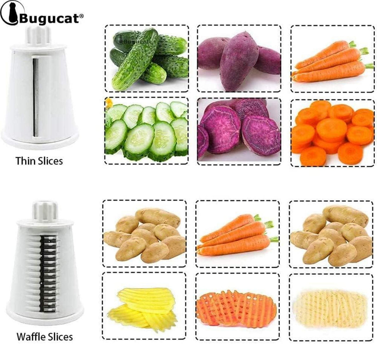 Gemüseschneider Kartoffelschneider Obst Cutter Küchenhelfer