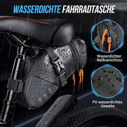 Eyein Fahrrad Satteltasche wasserdicht erweiterbar 2L Kapazität