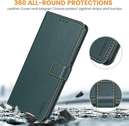 Xiaomi Redmi 13C Poco C65 Handyhülle Leder Klapphülle +Kartenfächer