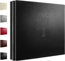 Premium Fotoalbum 10x15cm 600 Taschen Schwarzes Ledereinband