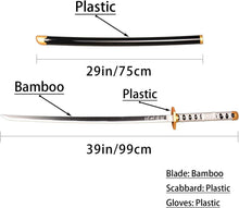 Cosplay Anime Bambus Katana Schwert 103cm Samuraimesser