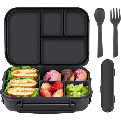 Bento Box Kinder mit Fächern & Besteck – 1200ml Lunchbox