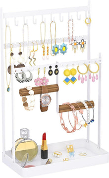 Schmuckständer Metall Schmuck Organizer Ohrring Armband Ketten
