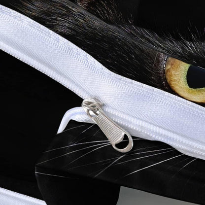 3D Katzen Bettwäsche Set 200x200 | Flauschig & Weich