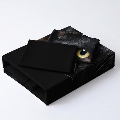 3D Katzen Bettwäsche Set 200x200 | Flauschig & Weich