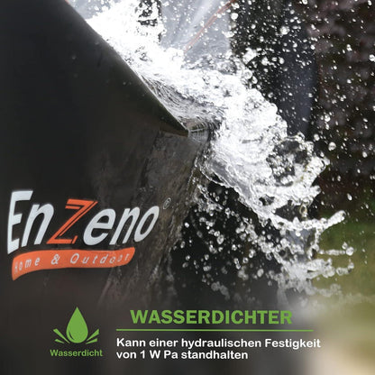 Enzeno Gartenmöbel Abdeckung 420D Oxford Gewebe Winterfest, Rechteckig