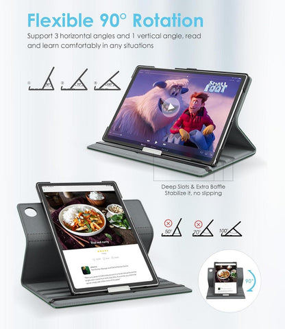 TiMOVO Samsung Galaxy Tab A9 Plus 11 Zoll 2023 90 Grad Drehbar Hülle